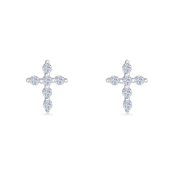 Cross Stud Earring